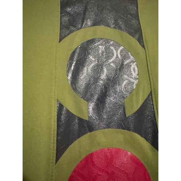 Coogi XXXL Made in Korea Olive Graphic Tee – Rare Vertical Circle Panel Logo – V - Picture 14 of 14